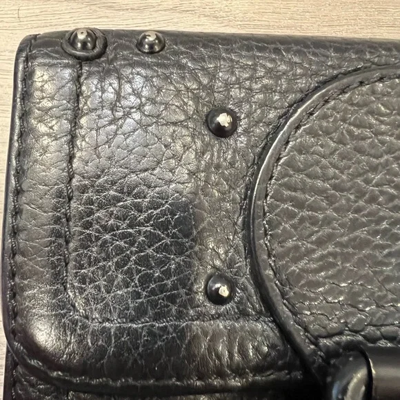 EUC Chloé Paddington Wallet - Black Pebbled Leather - Picture 5 of 14
